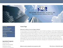 Tablet Screenshot of fillmoreinsurance.com